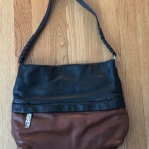 Brighton leather Black and Brown Women's Bag